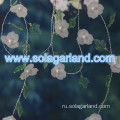 Акриловые цветочные гирлянды из бисера и веревки, ветви деревьев